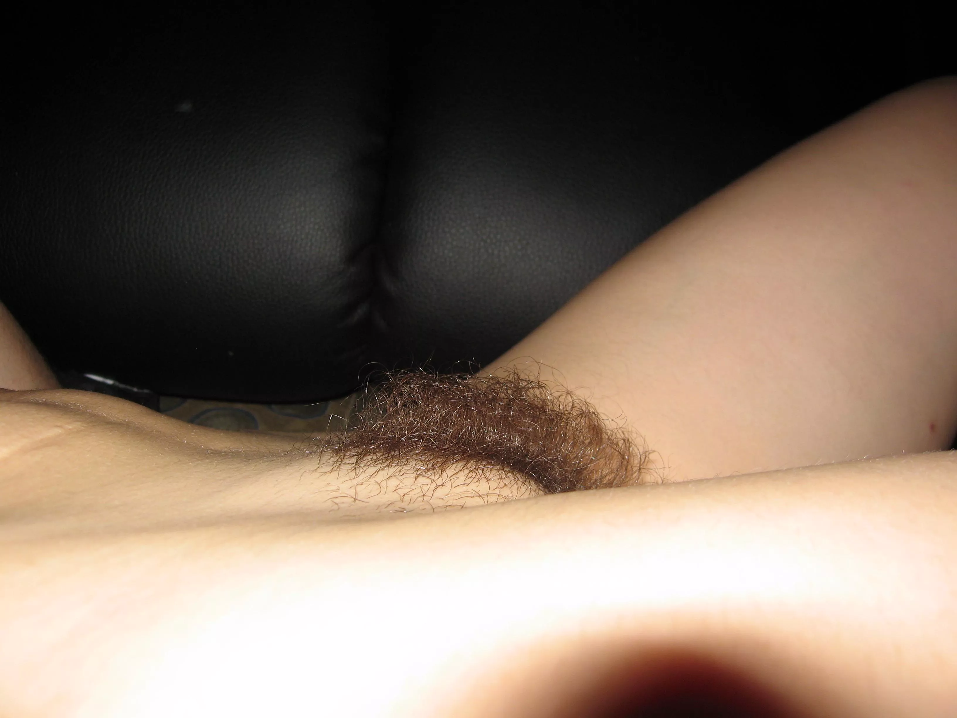 My pussy hair stand up