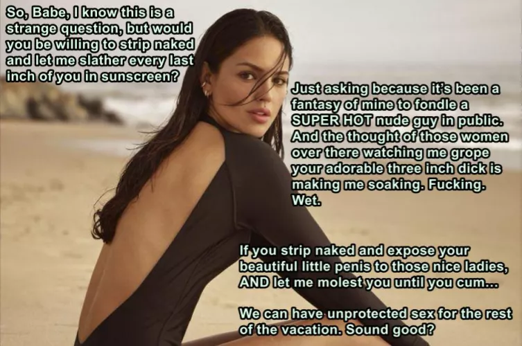 Eiza Gonzalez - She REALLY Wants to Grope Your Nude Body on a Public Beach