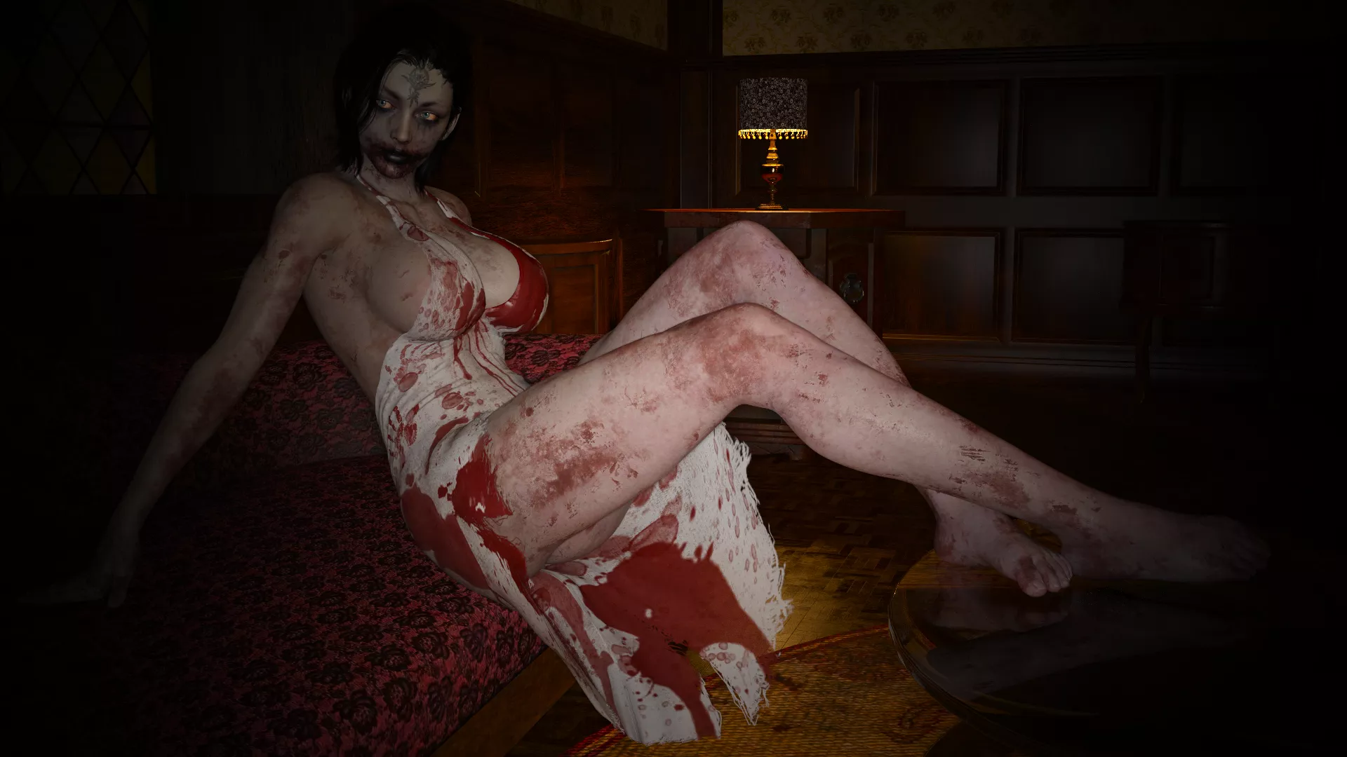 Freyna from TFD Morphed with Bela Dimitrescu from RE (audreymadeit)