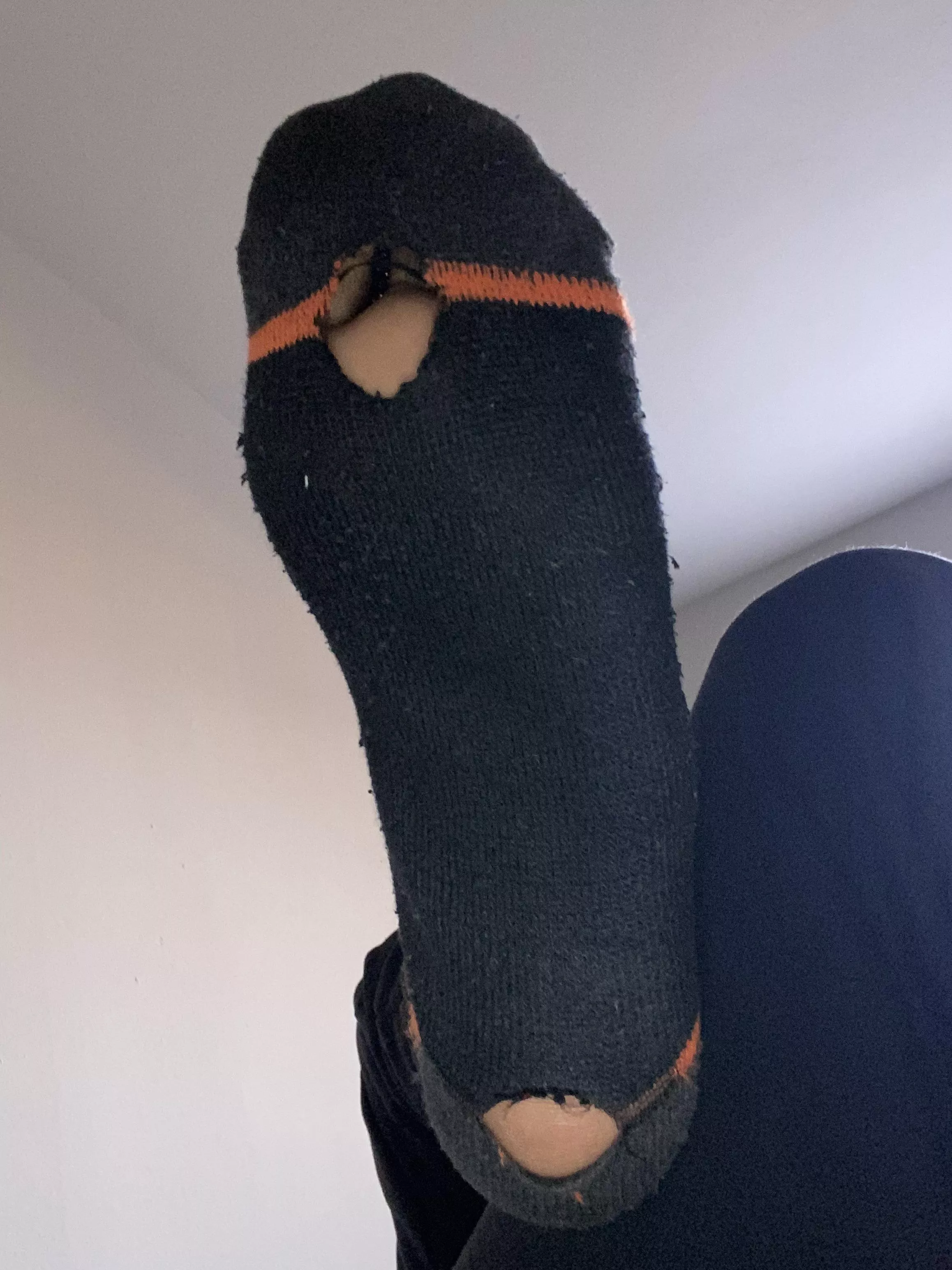 Stick your tongue through the top hole, boy