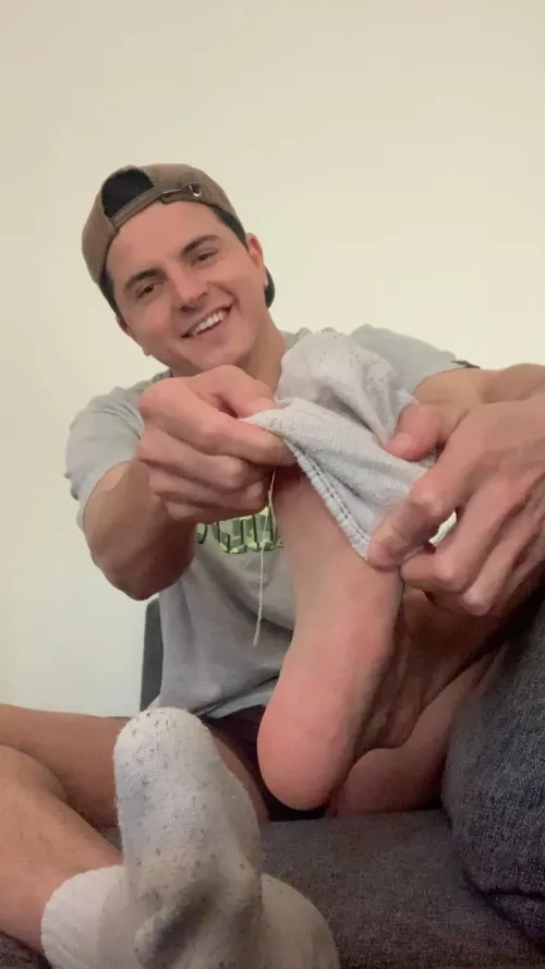 You don’t speak until my socks are in your mouth. Start now  