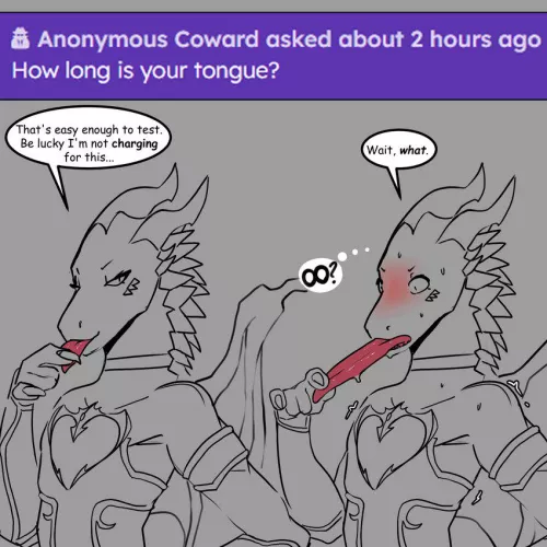 How long is her tongue tho 🤔