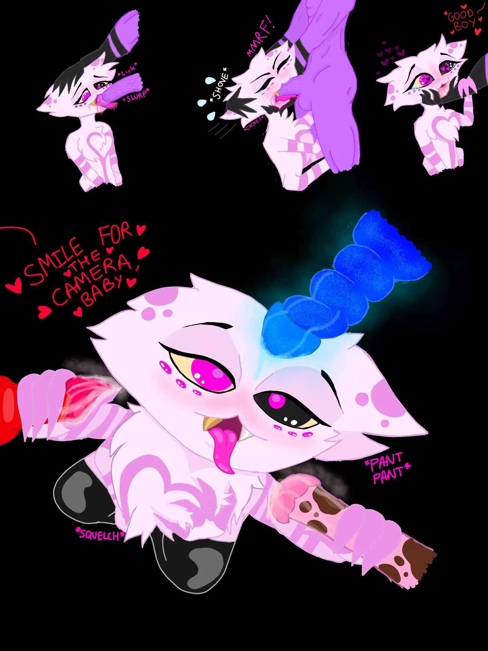 u just know Angel's a throat goat