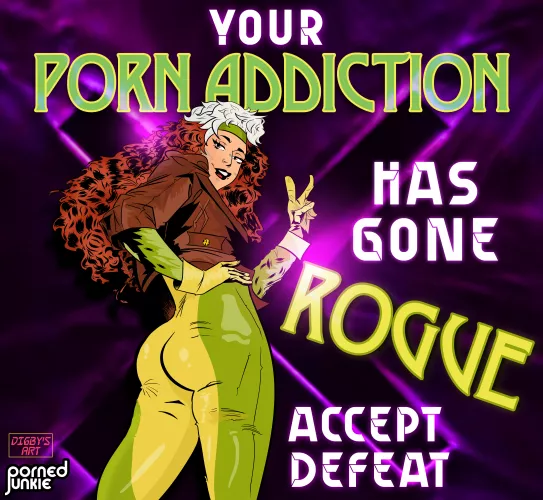 Porn is just too powerful. Collab and artwork by Digby's Art @digbysart on Twitter