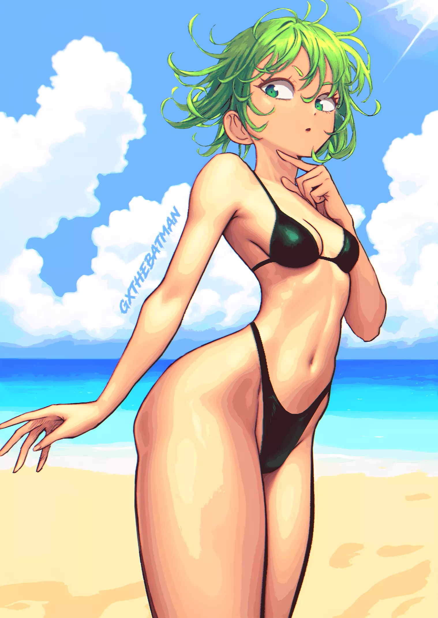 I edited and colored Tatsumaki from Ch 208