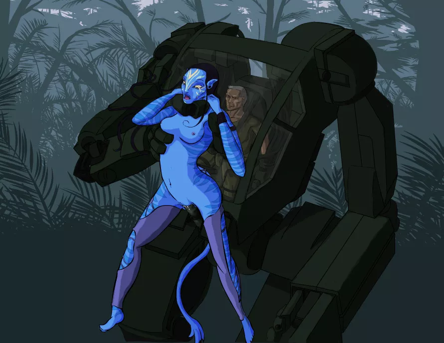 Neytiri gets fucked by Colonel Quaritch in an AMP suit (4MinuteWarning)