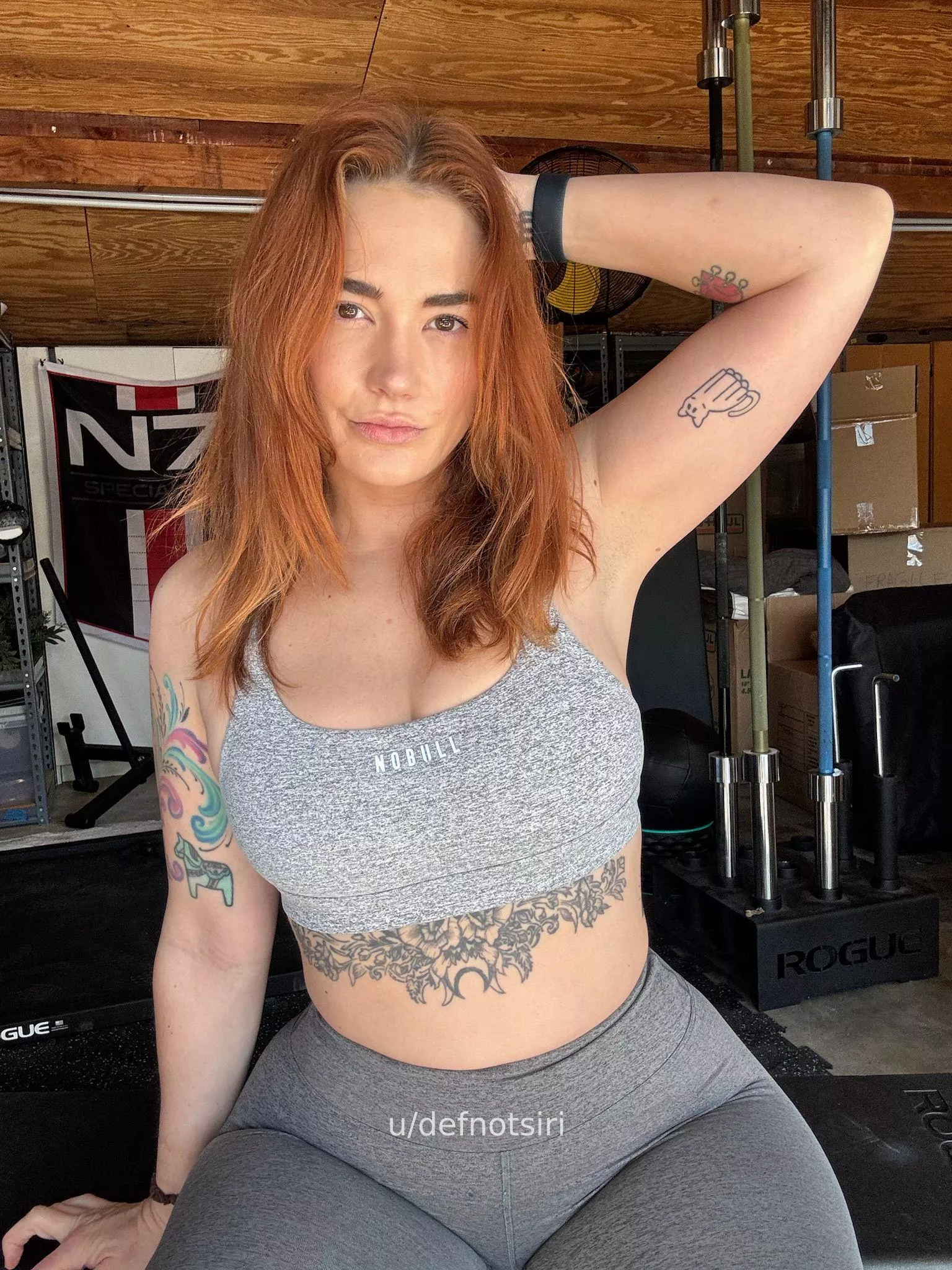 Breaking in my new home gym