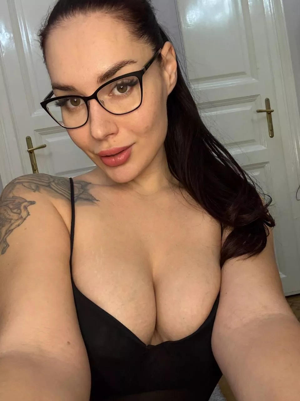 would you leave my sports bra on or reveal my titties