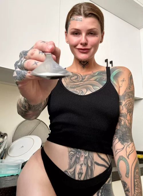 I want to deposit this spoonful of semen in your mouth right now. Do you accept?