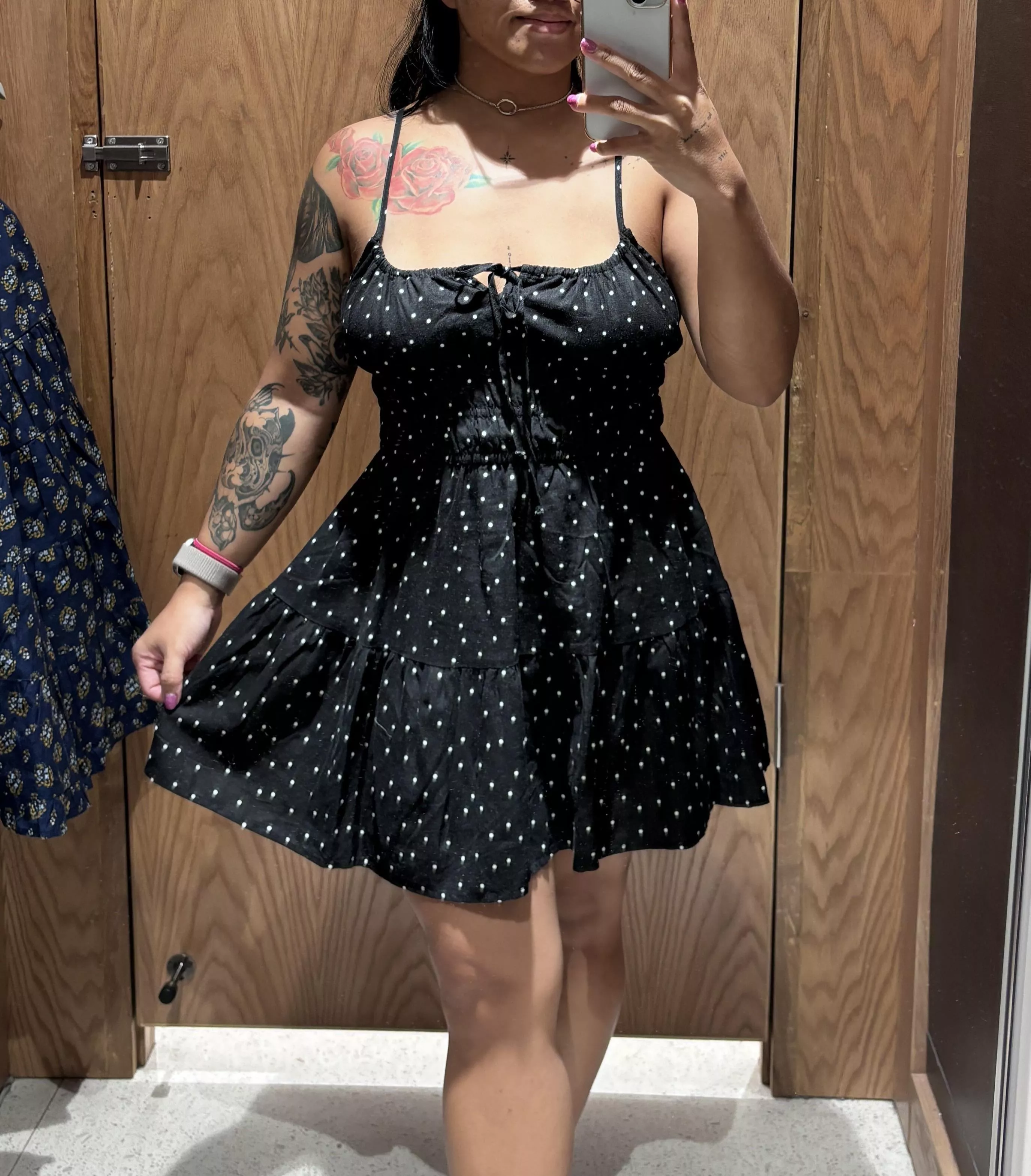 New dress, felt really cute! Daddy liked it too 🥰