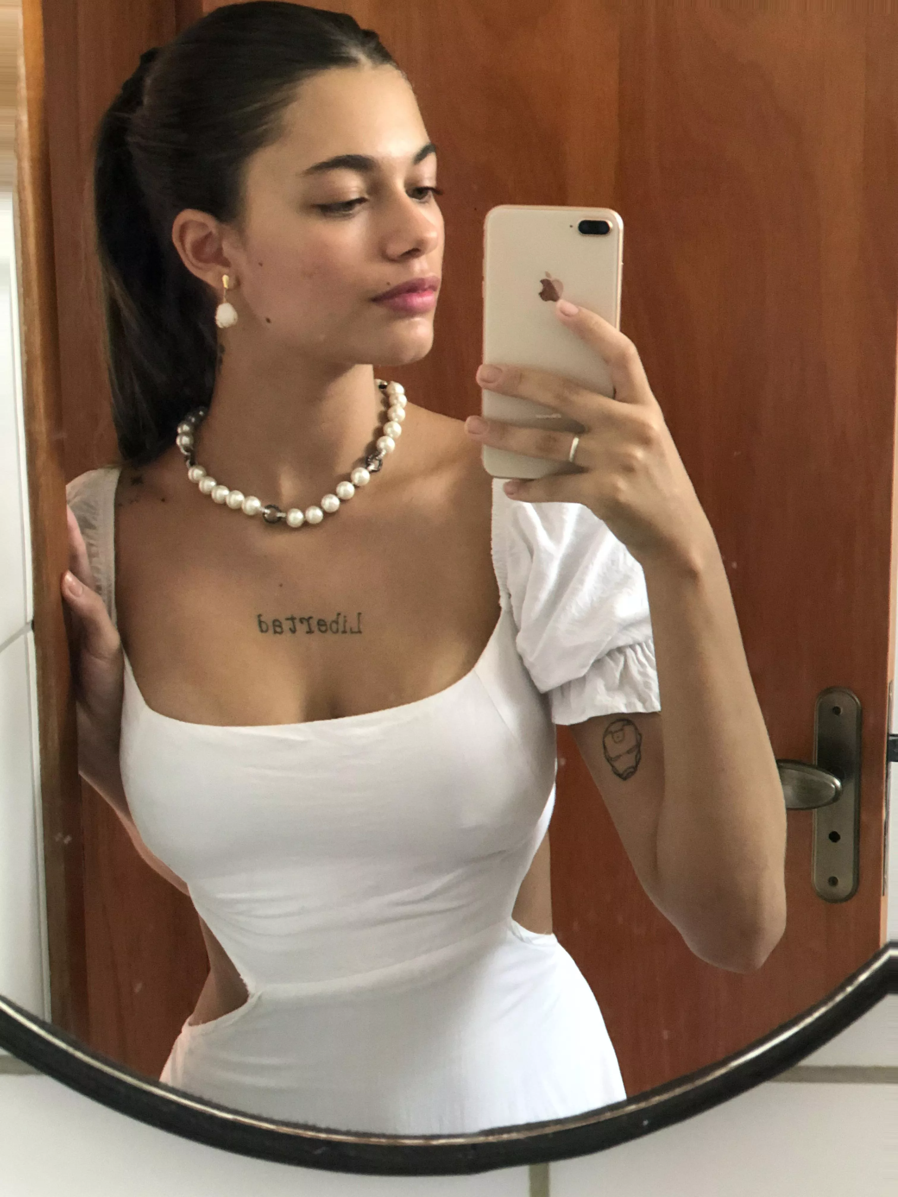 Beauty’s all in the eyes of the beholder, but it’s undeniable when I’m wearing this white dress