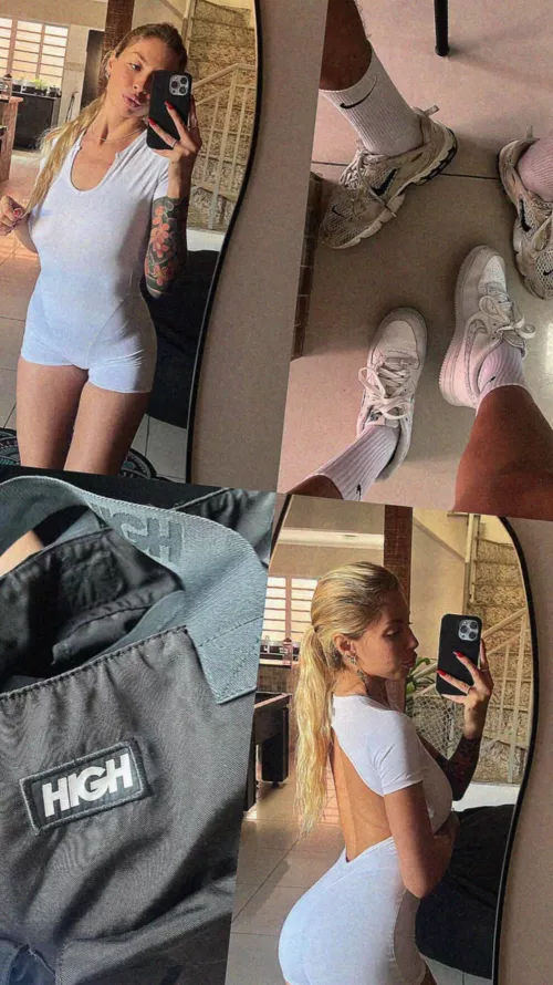 Flexing this white dress of mine 22F..