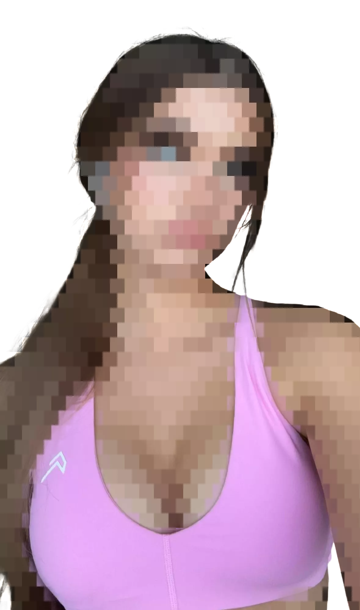 jerk to her sports bra beta!