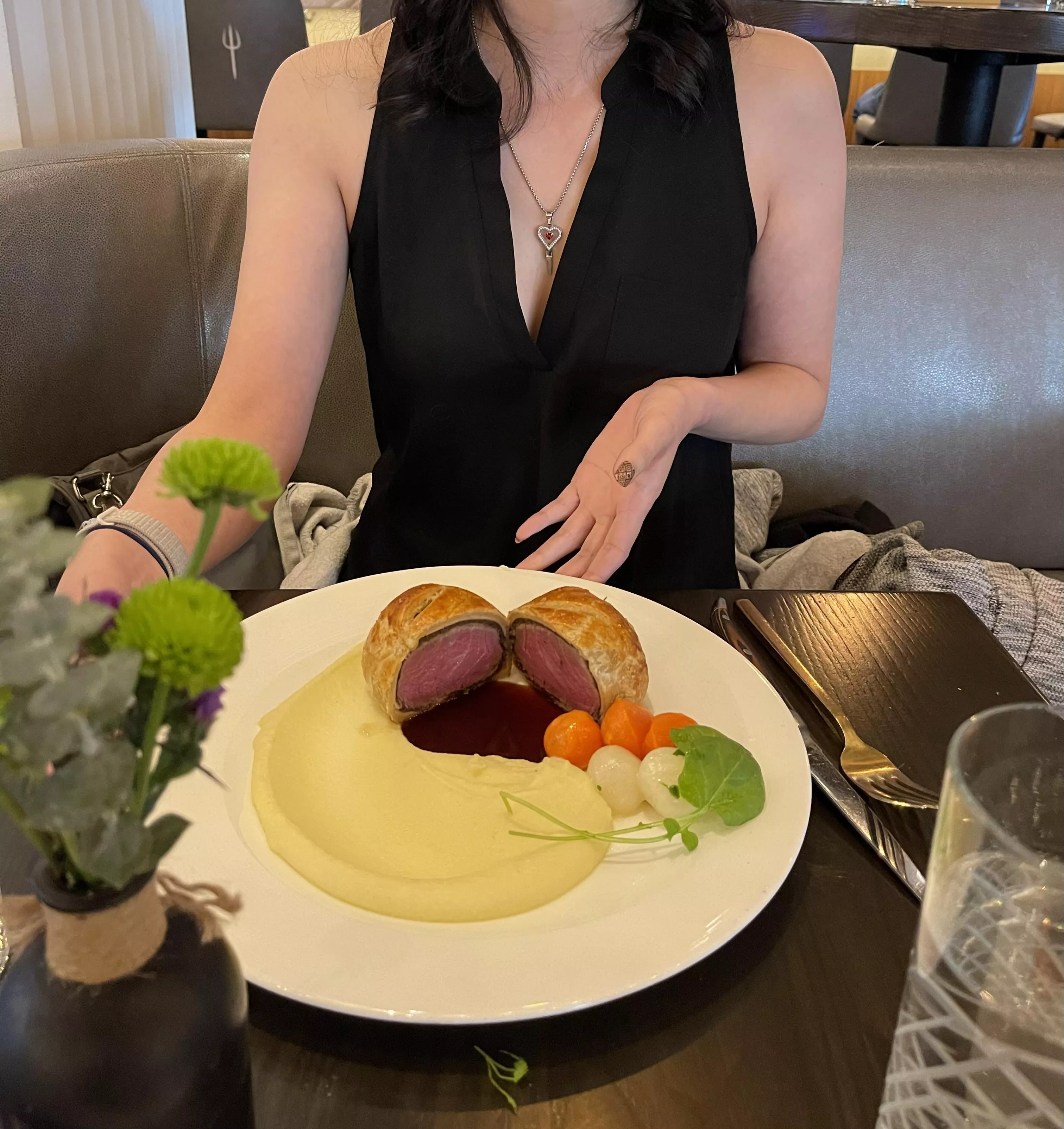 Showing off at Hells Kitchen!