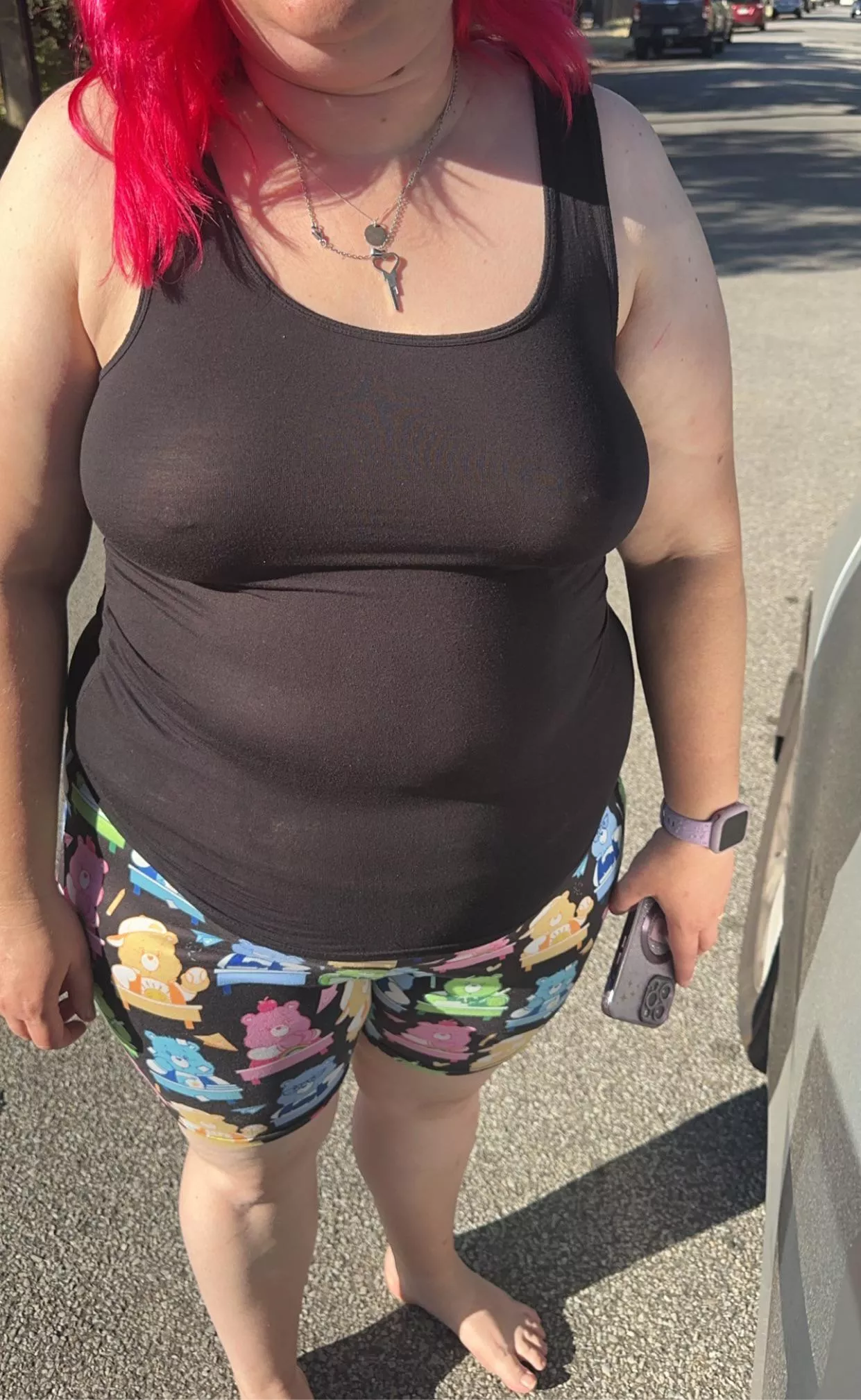 Wife stepped out a bit earlier