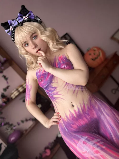 I look like candy with this body art!