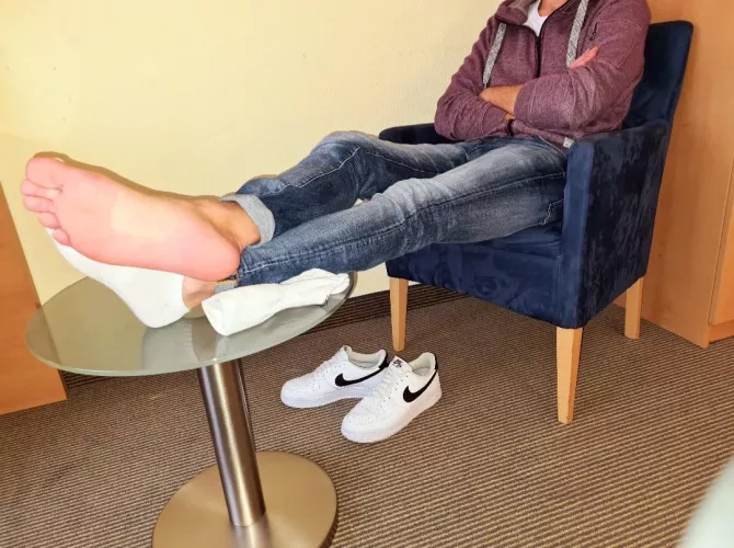 My smelly soft soles for you to sniff