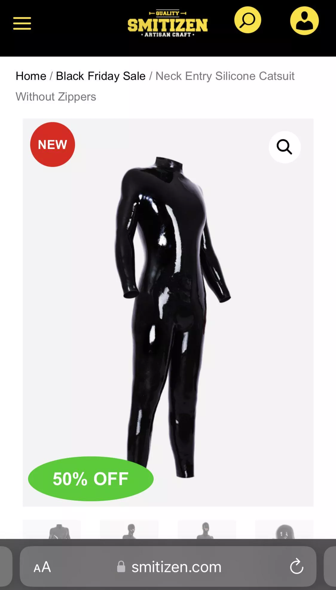 Silicone catsuit from Smitizen