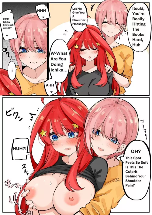 Ichika Playing With Itsuki Boobs