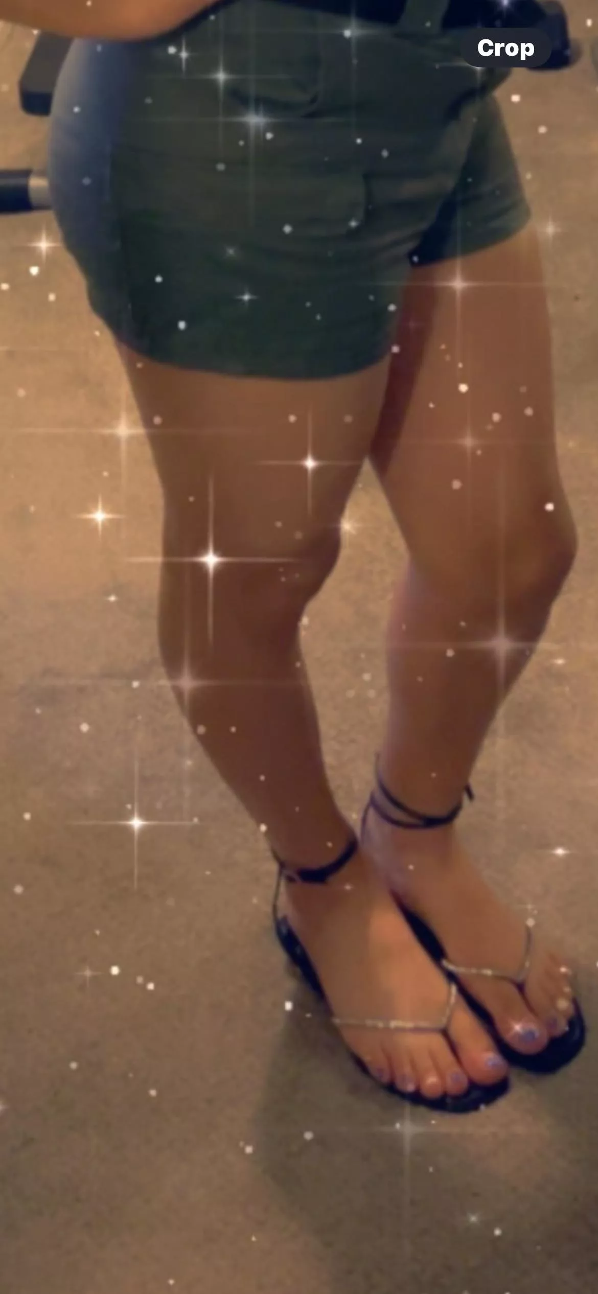 My toes need some white cream on them 