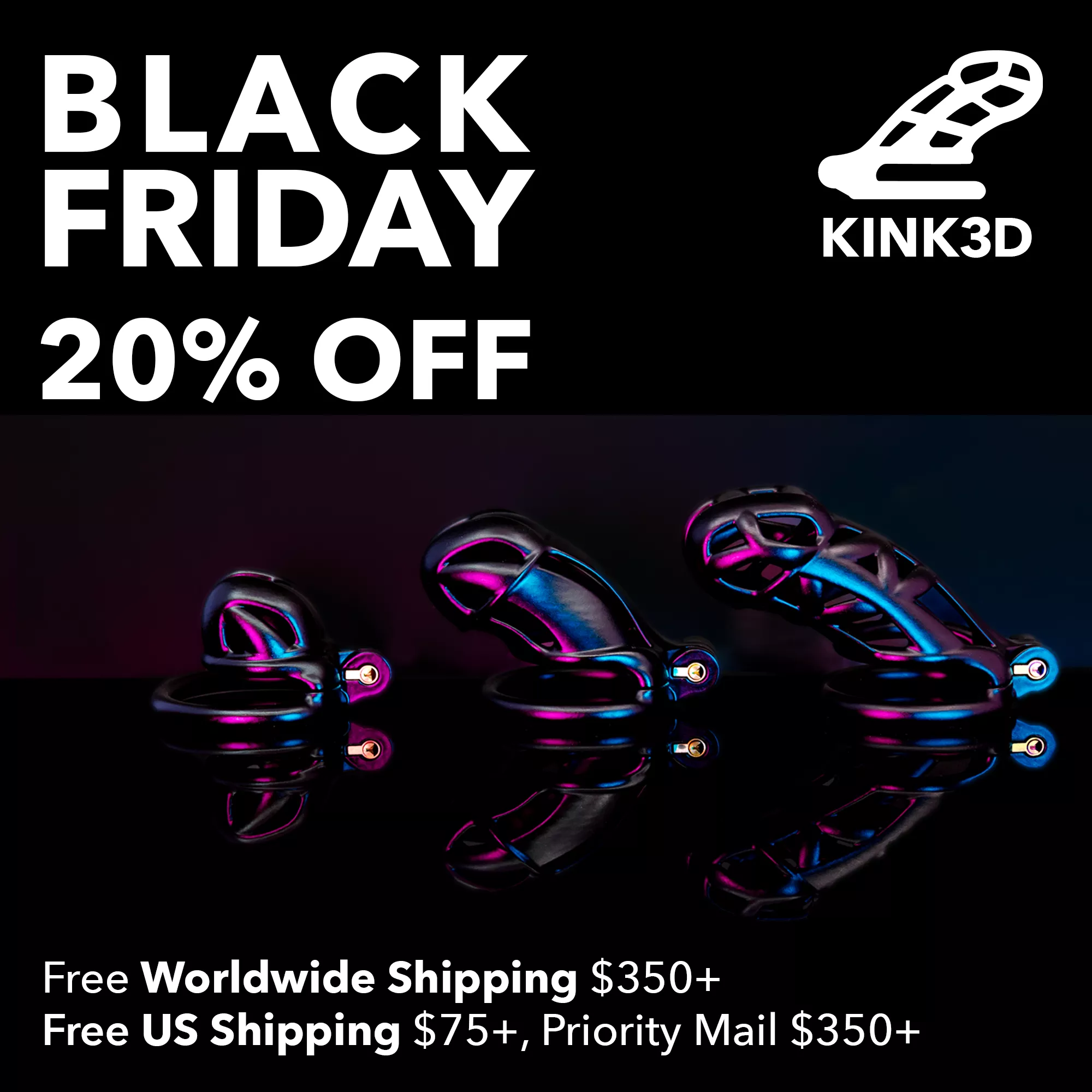KINK3D Black Friday sale + news