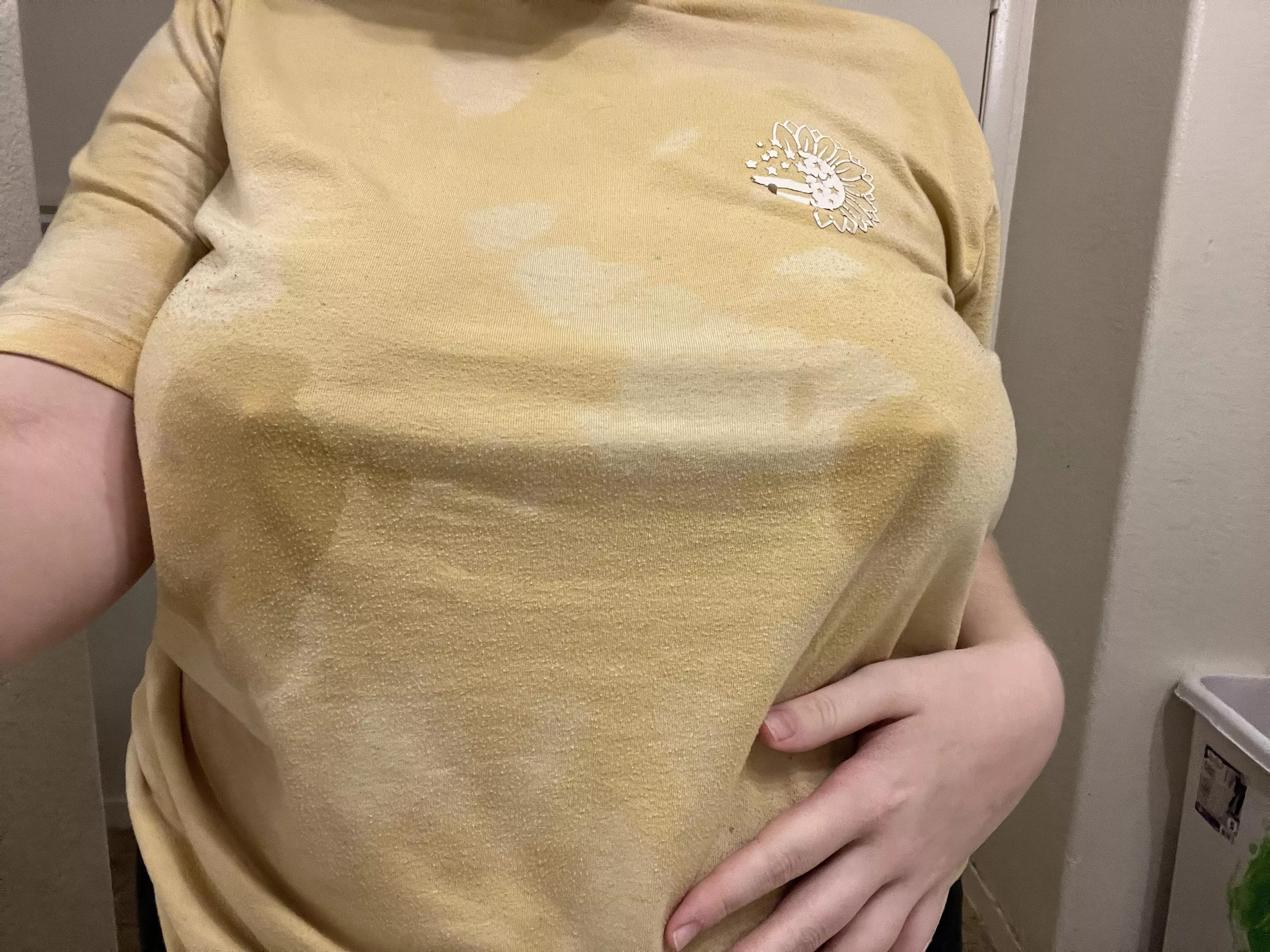 Engorged and leaking everywhere 🙈