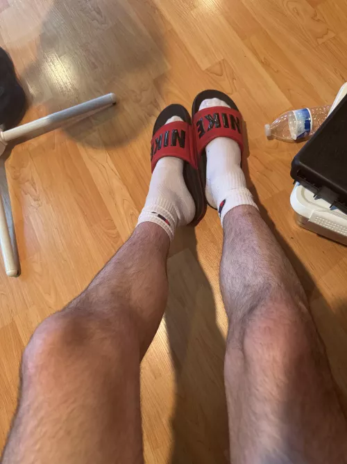 I love white socks so much 