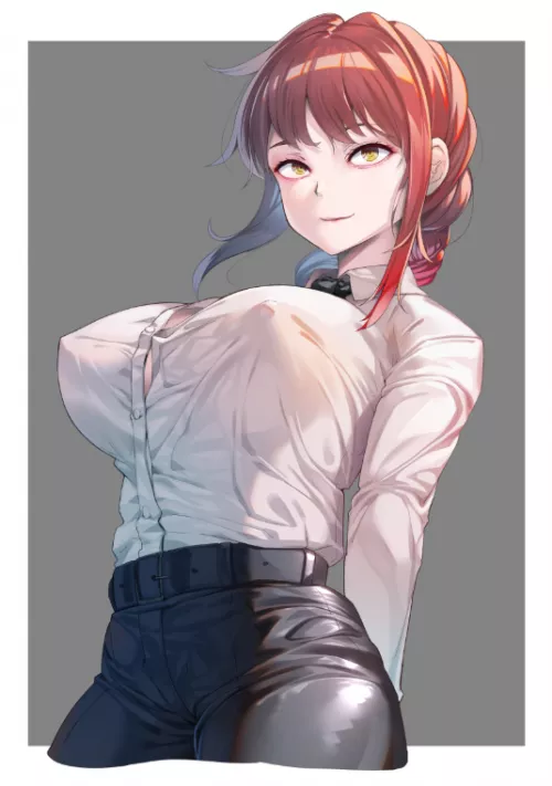 Makima is a seductress (kokuu rikishi )