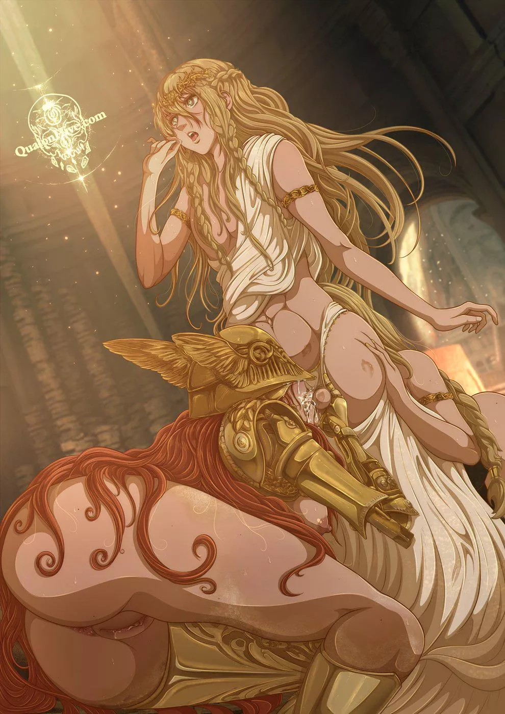 Malenia Miquella and Marika(qualonhive)