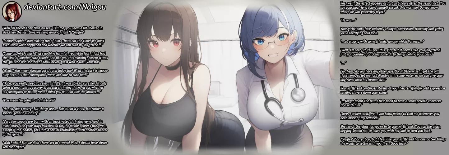 Shrunken by karma Part2 [femdom] [giantess][shrinking][cuckold][revenge] [AI image]