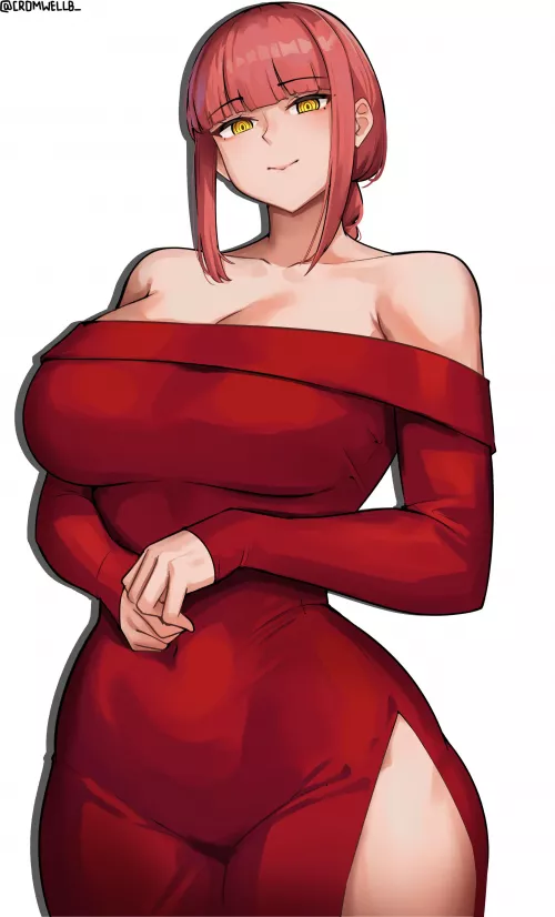The Lady in Red (Art by Cromwellb 