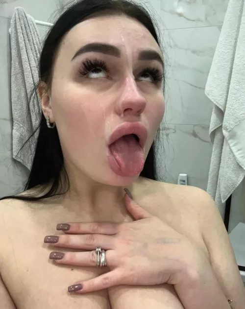 Love how your cum matches my ring