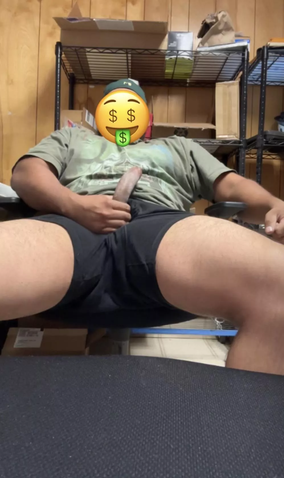 Heard he couldn’t get past the cheeks..