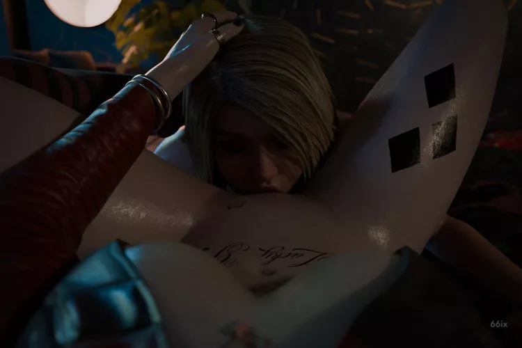 Supergirl Eating Harley Quinn (66ix) 