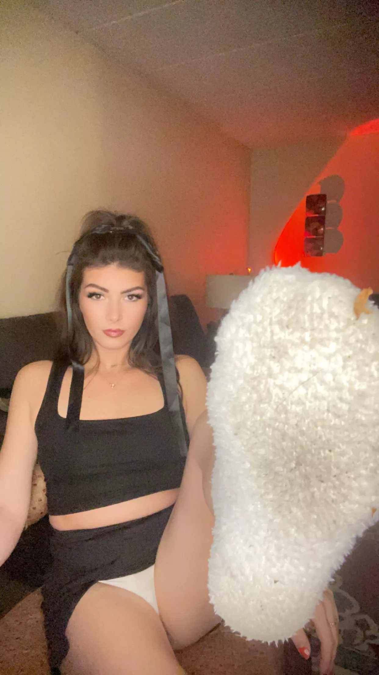 Warm toes, icy demands.