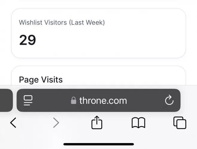 Too many lurkers in my Throne not sending.