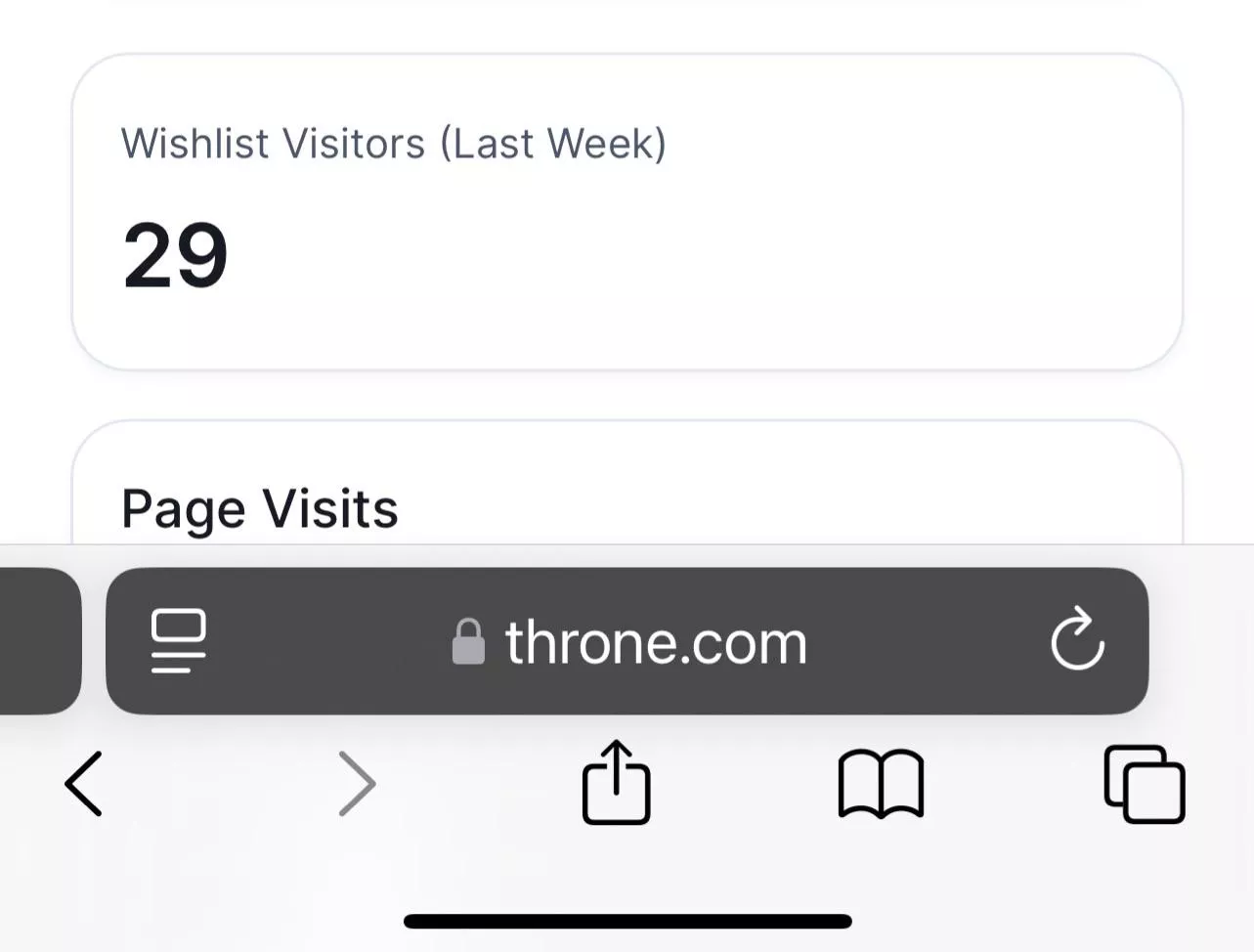 Too many lurkers in my Throne not sending.