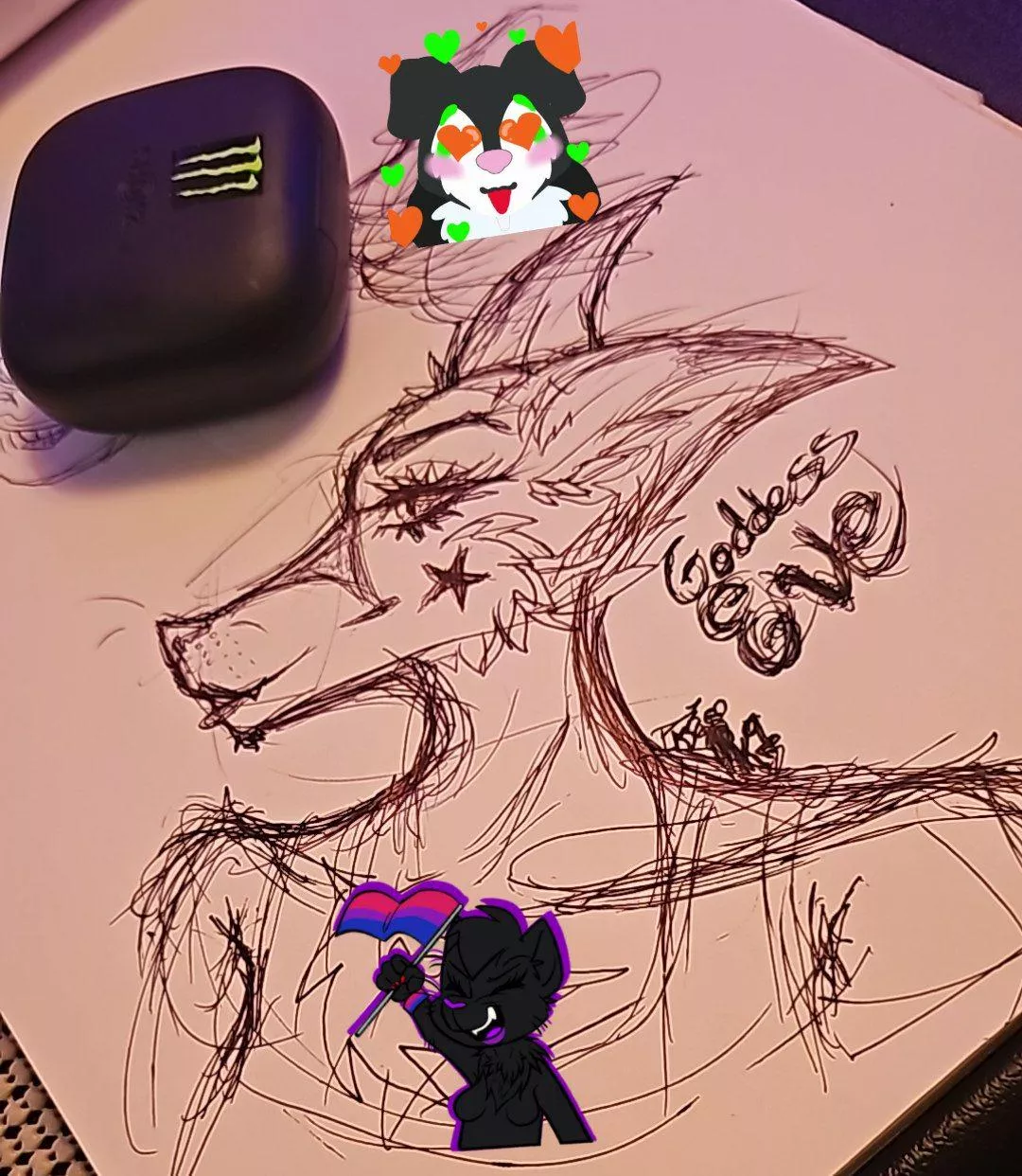 Wip Findom Goddess Pen Sketch (female) (artist is me Yatamechan 