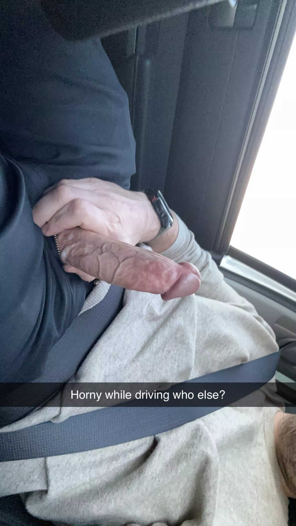 In the truck is public right? Who wants daddy in the back seat? 