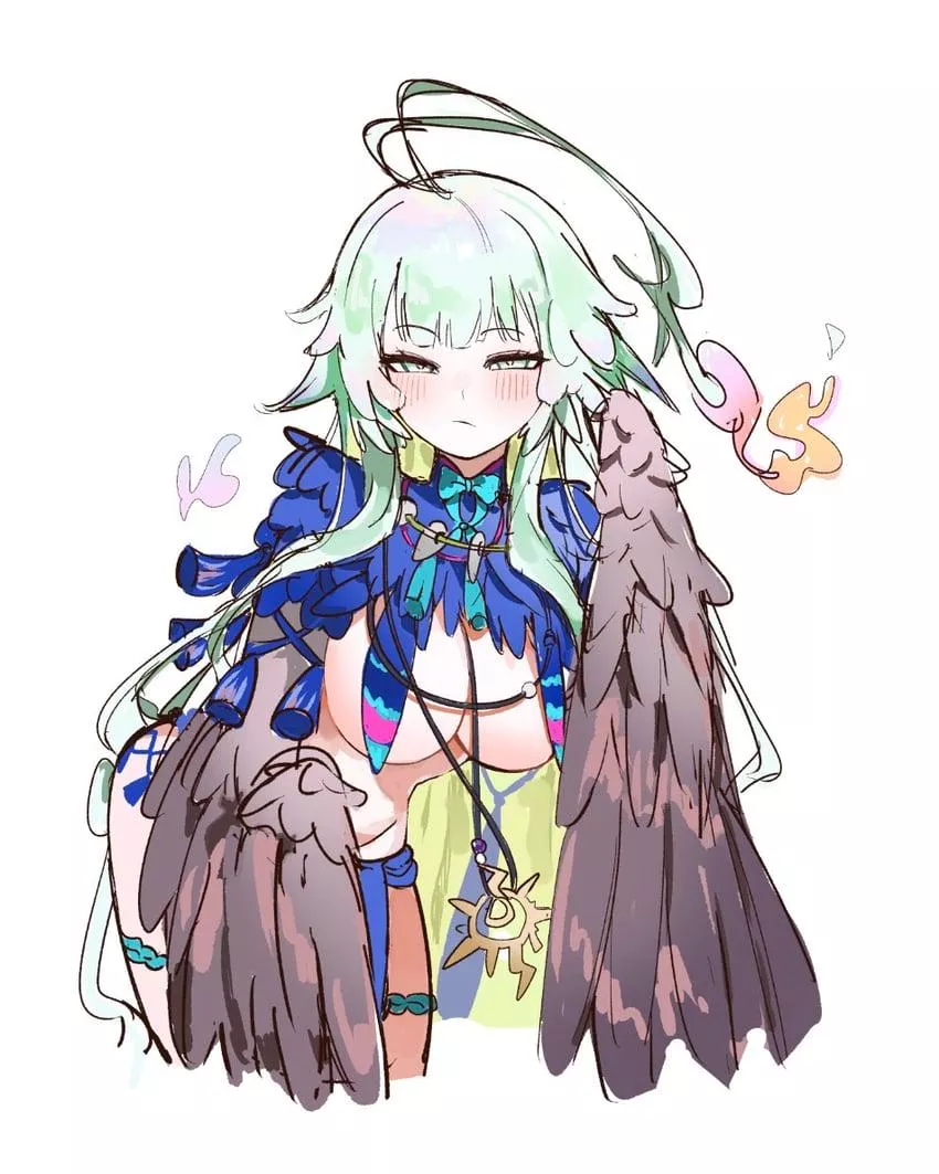 Such a captivating harpy