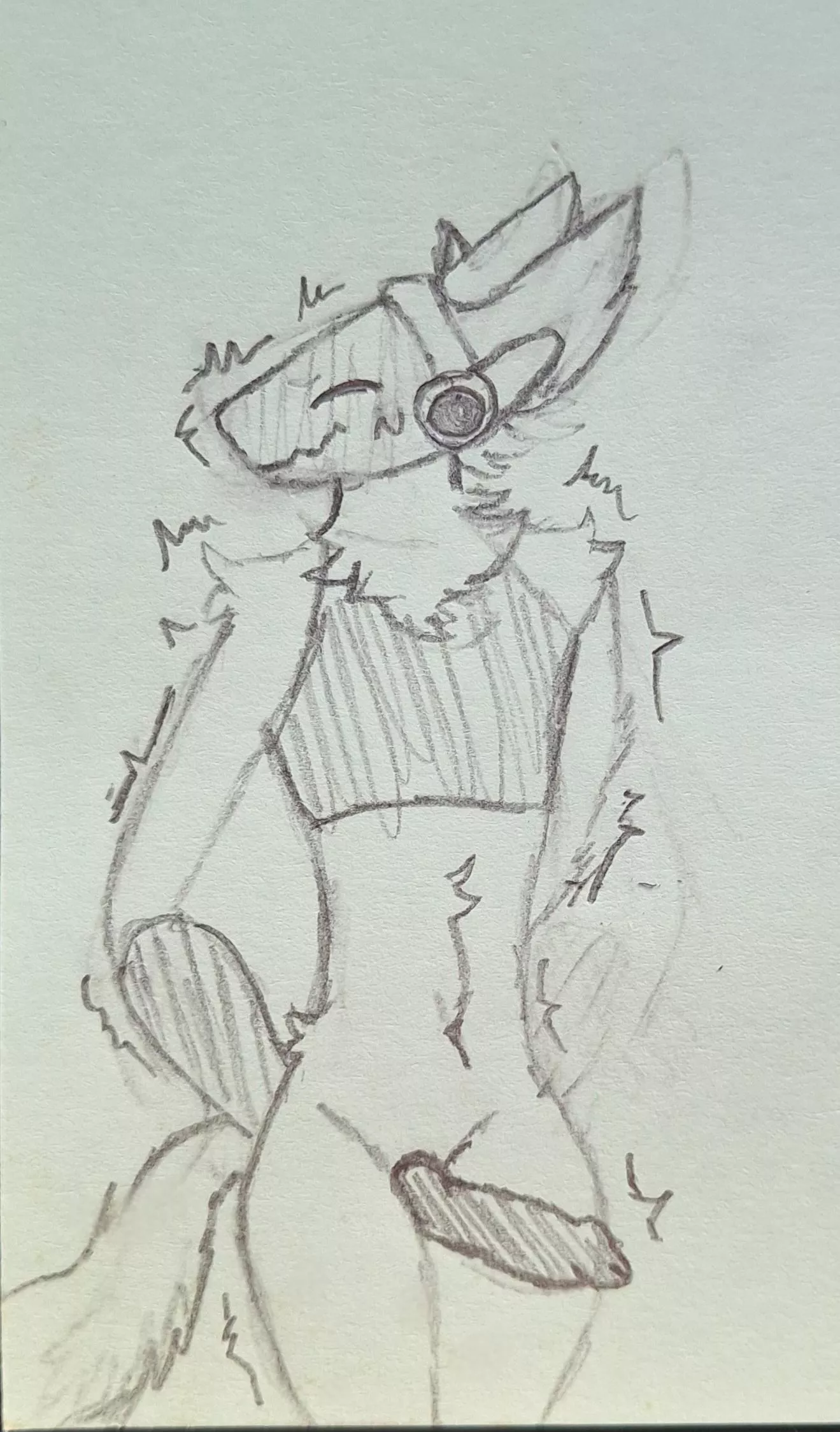 My first time drawing a furry but I think it looks fine what do y'all think? ^^