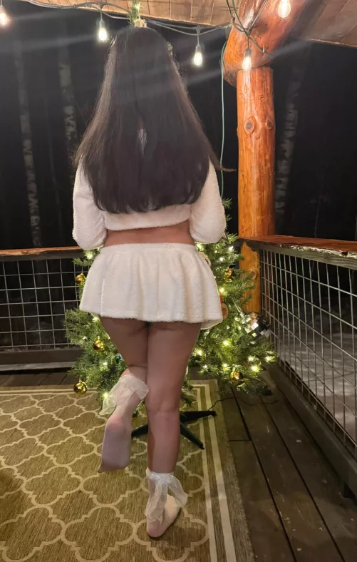 All you want for Christmas are my cute little ass cheeks