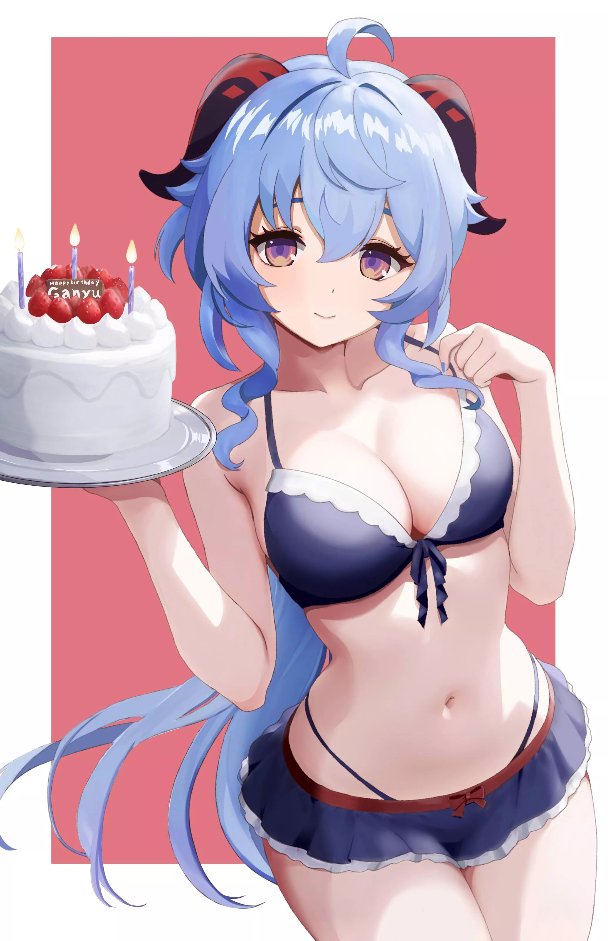 Daily Ganyu Lewdie #1065 Belated Birthday!