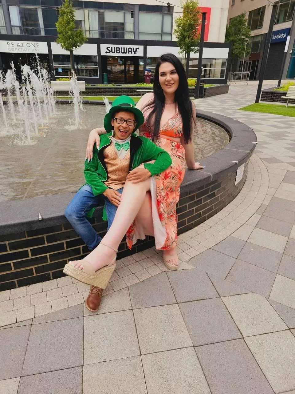 Guess our height difference 