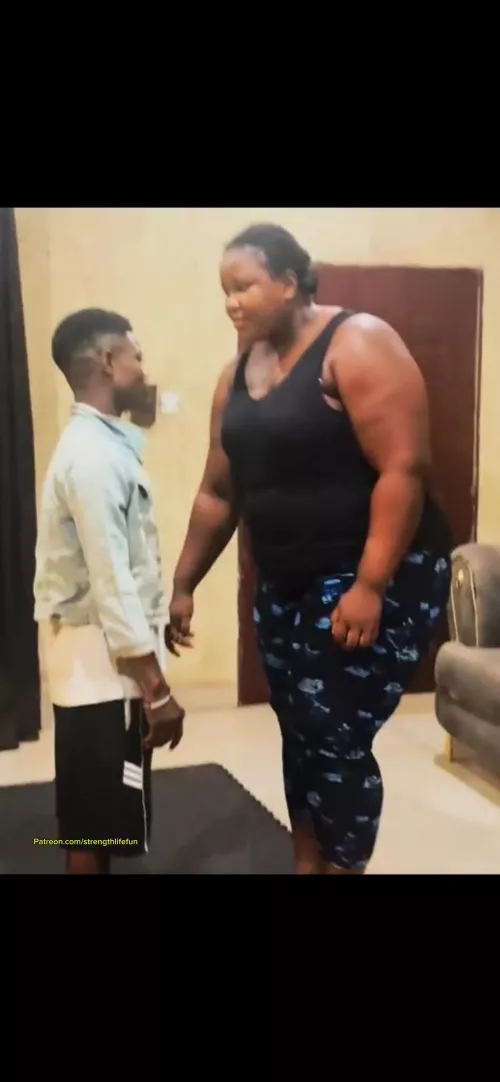 She needs bends to hear him because she cares