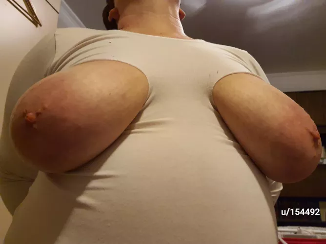 Would love to attach a milking machine to them and suck them dry....