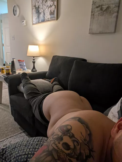 Just letting the ass hang out Just letting the ass hang out