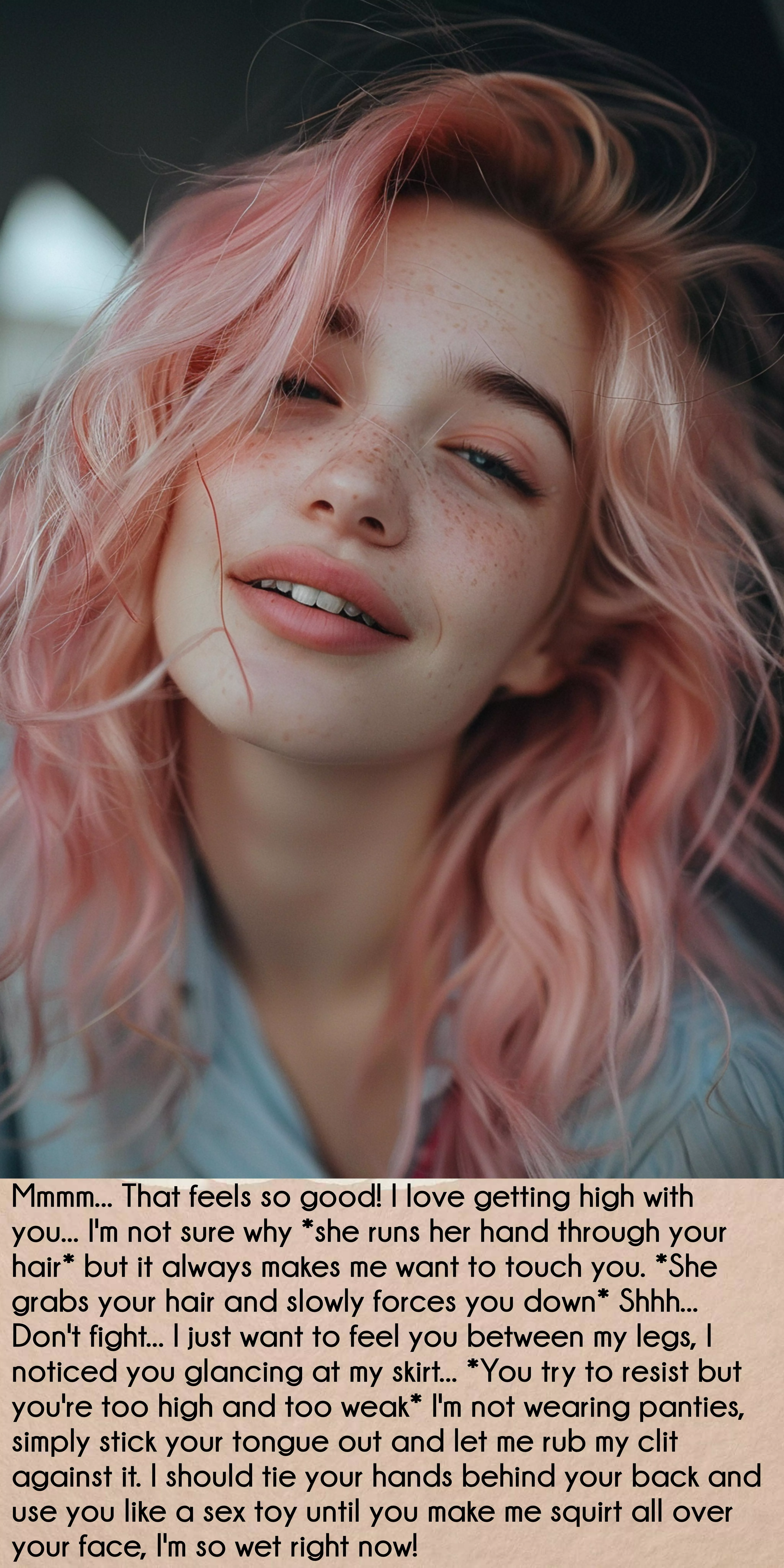 She gets high, you get down [DeviantArt: @uDominant ; no imagefap]