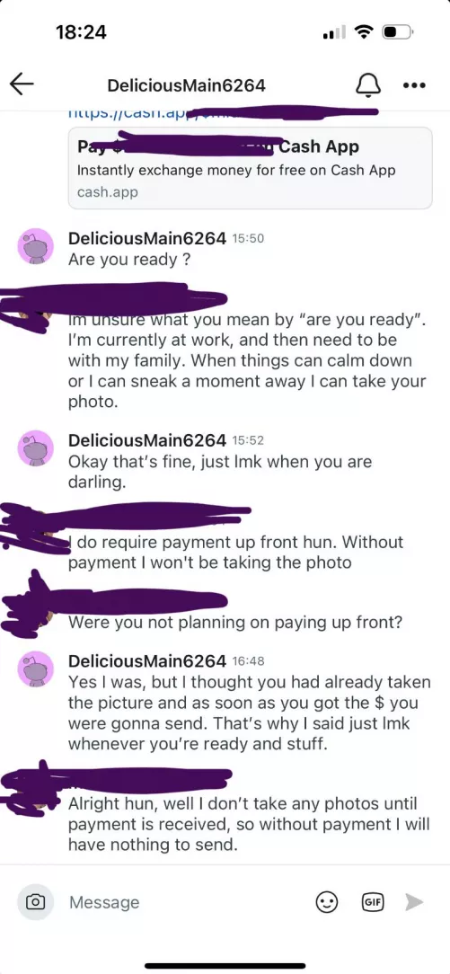 u/DeliciousMain6264 doesnโt seem to understand what โpaying up frontโ means๐  u/DeliciousMain6264 doesnโt seem to understand what โpaying up frontโ means๐