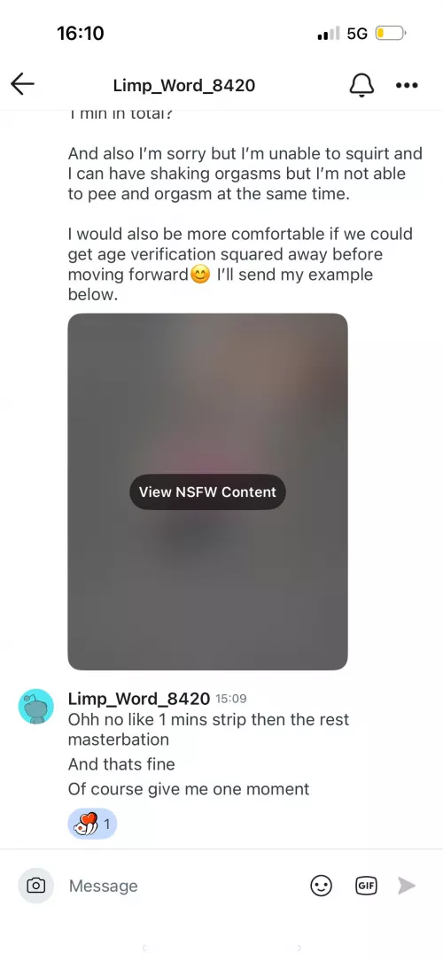 u/Limp_Word_8420 says he will do verification but ghosts (this was about 24 hours ago that he ghosted) u/Limp_Word_8420 says he will do verification but ghosts (this was about 24 hours ago that he ghosted)